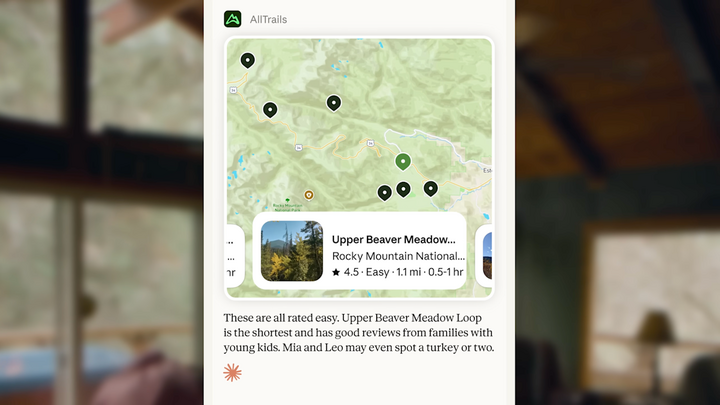 Claude mở rộng kết nối với Spotify, Instacart và AllTrails, hướng tới trở thành trợ lý AI cho cả công việc và đời sống. (Nguồn: Anthropic)