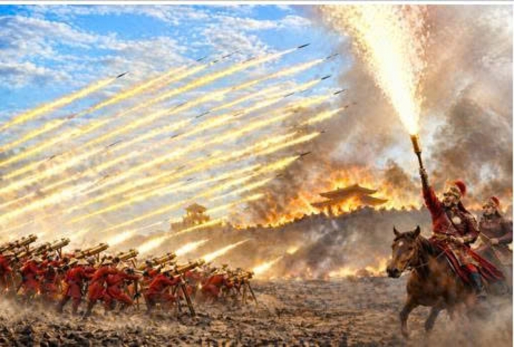 Đô đốc Trần Quang Diệu phóng tên lửa thiêu cháy hàng vạn quân Pháp - Ấn trong thành Quy Nhơn, y hệt như quân Thanh chết cháy ở gò Đống Đa.