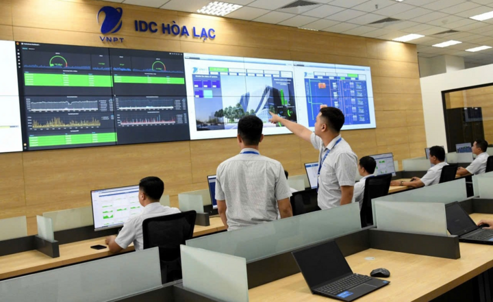 Trung tâm dữ liệu VNPT IDC Hoà Lạc. (Nguồn: VNPT Cloud)