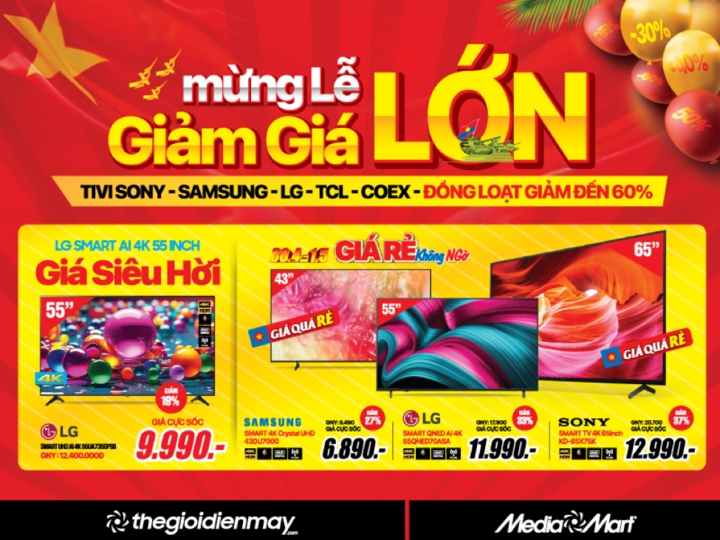 Siêu thị điện máy giảm sâu đến 60% kích cầu mua sắm dịp nghỉ lễ 30/4 và 1/5 - 4