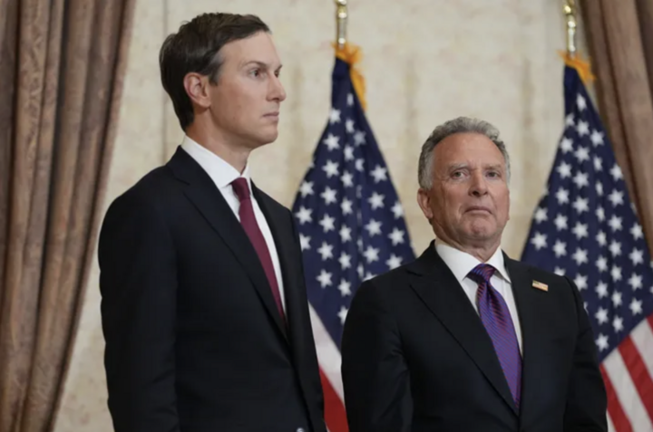 Hai đặc phái viên Jared Kushner và Steve Witkoff. (Ảnh: Reuters)