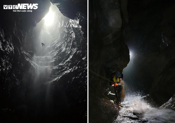 Trong số hang động kể trên, hang Chả Nghéo khá đặc biệt vì có thác nước khá hiếm gặp. Hang dài 583 m, sâu 316 m và cao 751 m. Các chuyên gia nhận định, đây là hang có cửa dạng giếng đứng sâu, cấu trúc phức tạp và chưa phù hợp để phát triển du lịch. Thác nước trong hang Chả Nghéo được bắt nguồn từ các con suối chảy theo các rạch nước rồi đổ vào trong hang. Từ cửa hang sẽ đu dây khoảng 90 m, sau đó một đoạn sẽ tiếp tục xuống thêm khoảng 30-45 m nên bước đầu rất khó để tiếp cận hang.