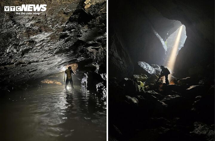 Hang Má Dơm được phát hiện mới ở xã Kim Điền dài 1.257 m. Bên trong hang có hệ thống sông ngầm hoang sơ và còn rất nhiều bí ẩn.