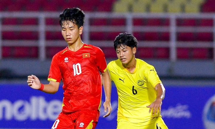 U17 Việt Nam thắng U17 Malaysia 3-0. (Ảnh: FAM)