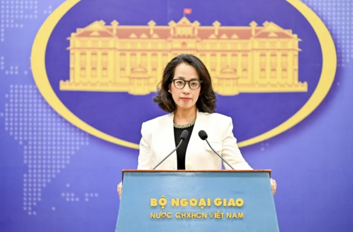 Người Phát ngôn Bộ Ngoại giao Phạm Thu Hằng. (Ảnh: Bộ Ngoại giao)