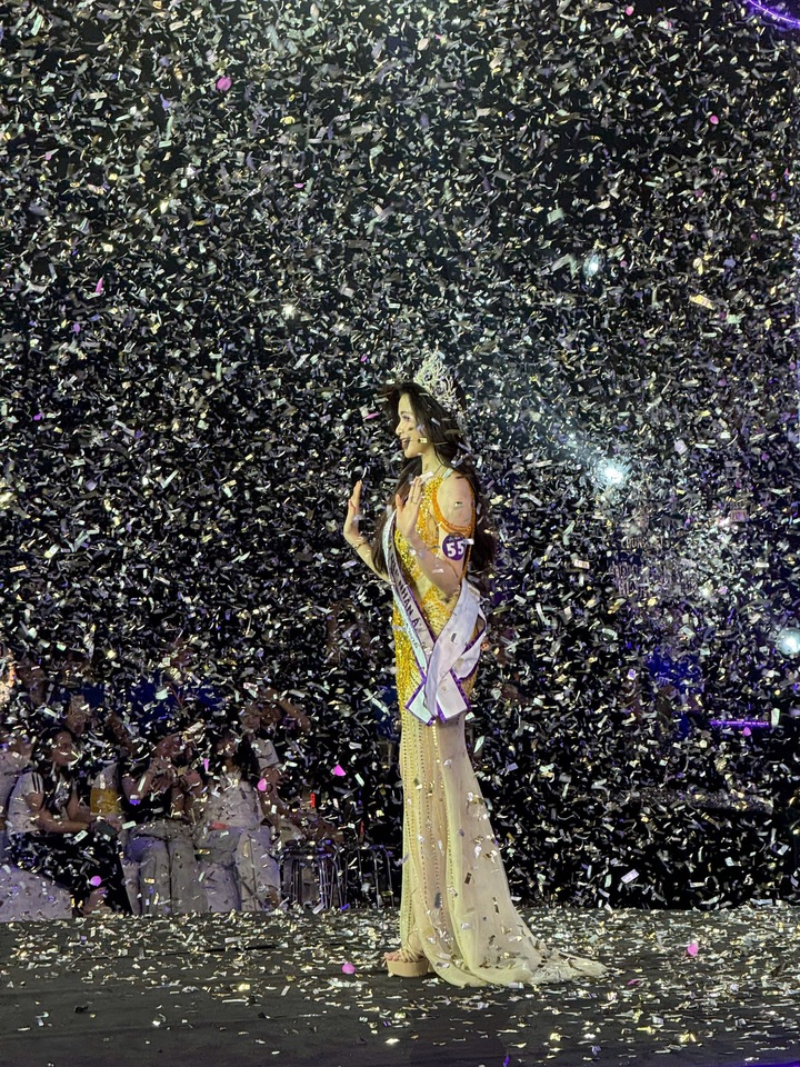 Hoa khôi Hoàng Ngọc Huyền (SN 2005), hiện là sinh viên ngành Marketing - Khoa Quản trị Kinh doanh và Marketing, Đại học Đại Nam.