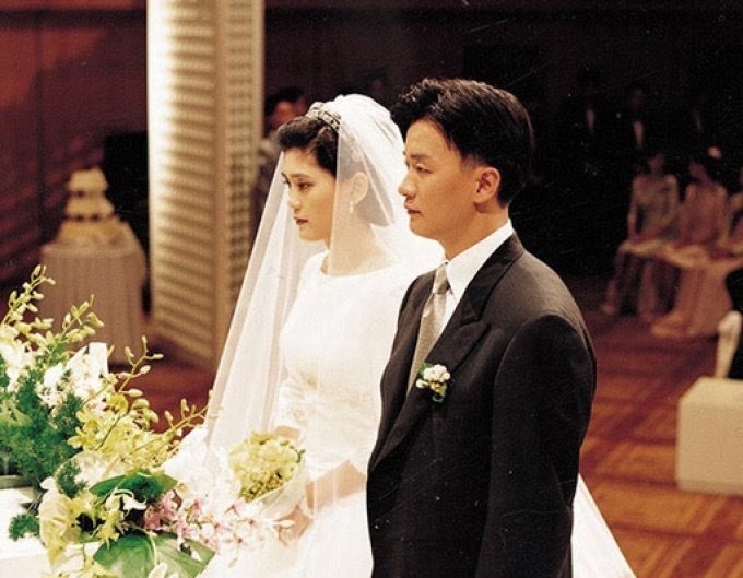 Đám cưới của Lee Boo-jin và Lim Woo-jae. (Ảnh: Yonhap)