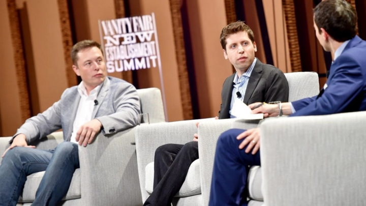 Sam Altman và Elon Musk cùng nhau thành lập OpenAI vào năm 2015. (Nguồn: Getty Images).