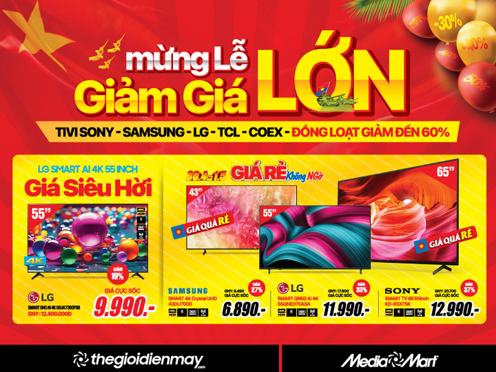 Siêu thị điện máy giảm sâu đến 60% kích cầu mua sắm dịp nghỉ lễ 30/4 & 1/5 - 5