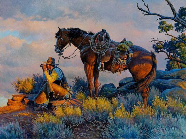 Hình tượng cao bồi đi săn là một phần của văn hóa Mỹ. (Ảnh: ClarkPrice)