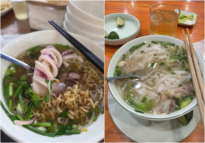 Một tô nước dùng đậm vị cộng thêm nước chấm, topping mặn hoặc món chiên có thể khiến lượng natri trong ngày tăng cao. (Ảnh minh hoạ: Như Loan)
