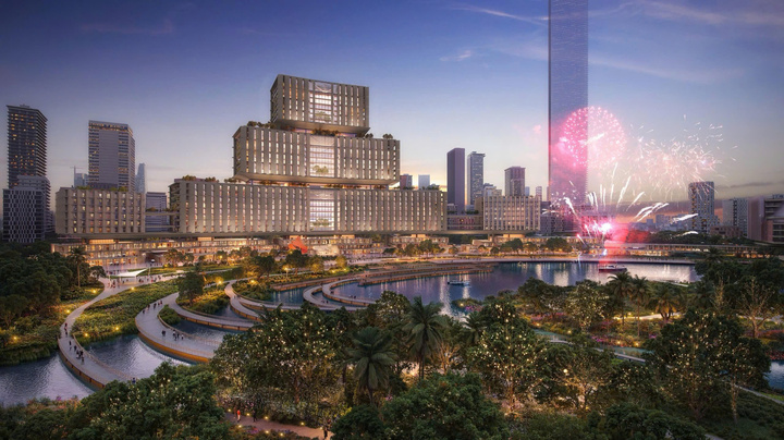 Tòa nhà Trung tâm hành chính - chính trị TP.HCM với thiết kế lấy cảm hứng từ tiêu ngữ của đất nước “Độc lập – Tự do – Hạnh phúc