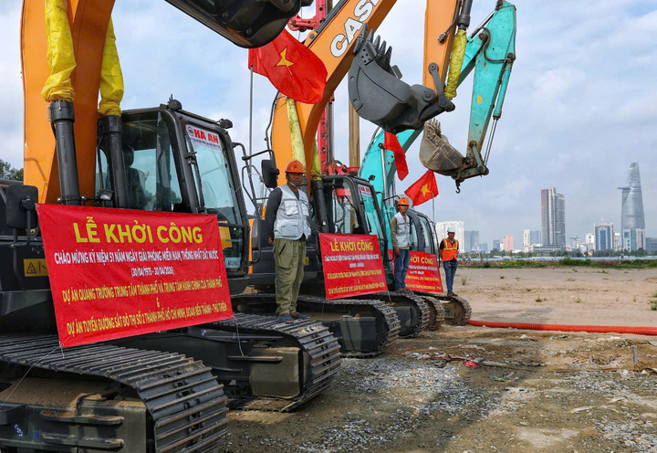 Loạt dự án cùng khởi công định hình Khu đô thị mới Thủ Thiêm.