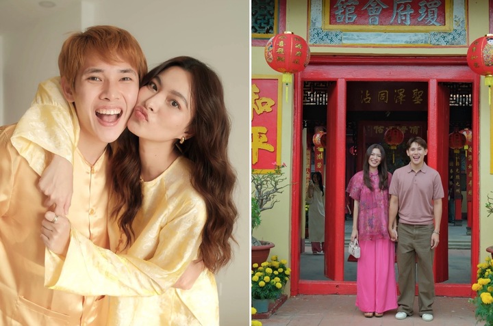 Quỳnh Lý có mối tình đẹp với người mẫu Tú Hảo.