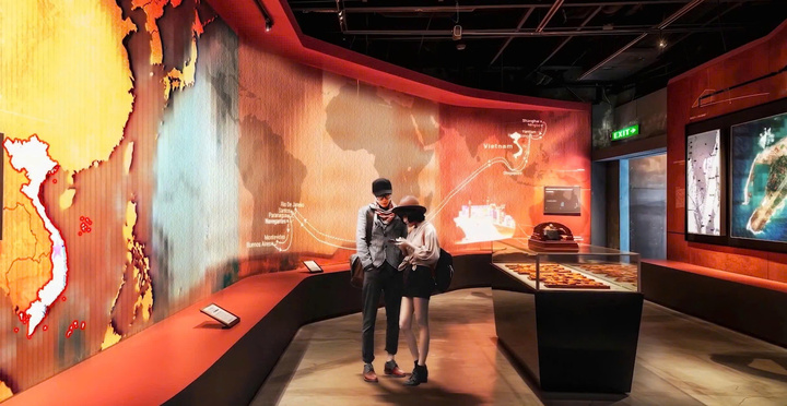 Theo thiết kế, Bảo tàng Trường Sa gồm khối nhà trung tâm rộng gần 3.900m², cao 3 tầng nổi và 1 tầng hầm, dự kiến hoàn thành vào quý I/2028 (ảnh mô phỏng).