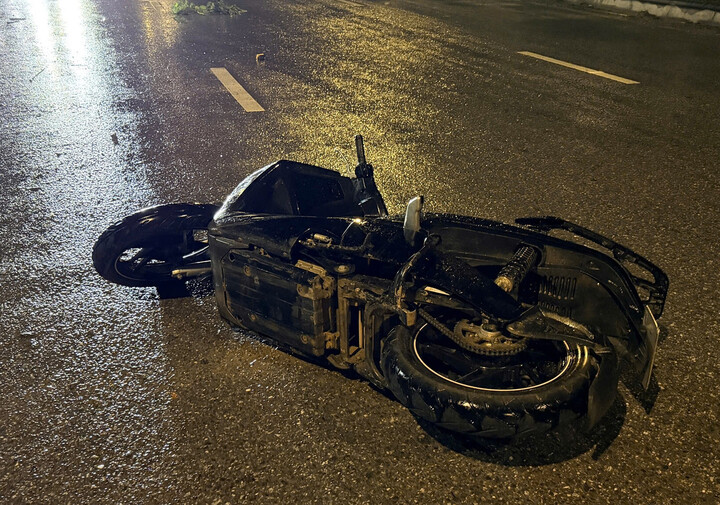 Vụ tai nạn khác cạnh hiện trường làm một người bị thương.