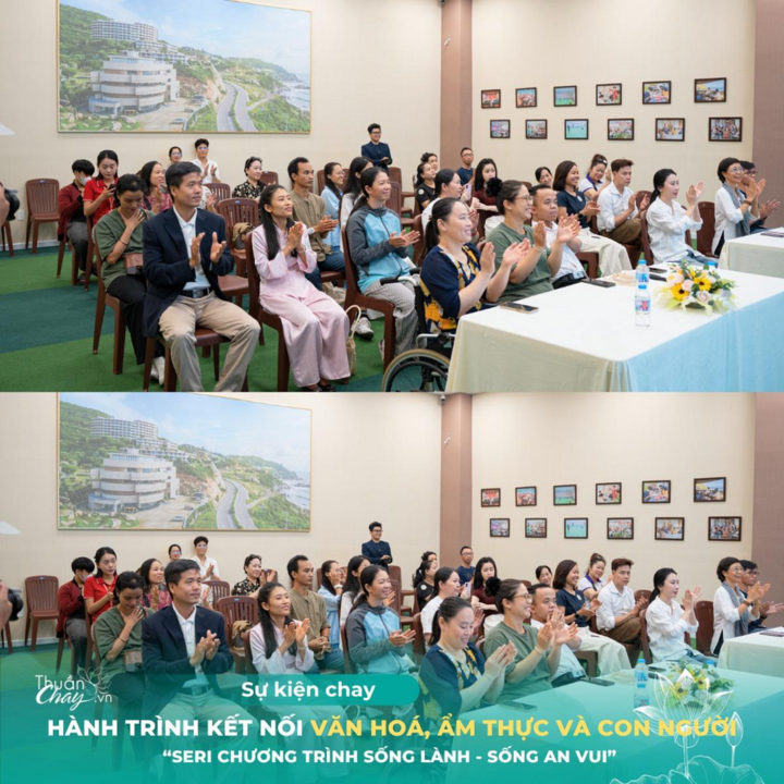 Doanh nghiệp cũng thường xuyên chia sẻ các buổi workshop miễn phí chia sẻ kiến thức và kết nối cộng đồng, khách hàng được học cách tự nấu các món chay trong 15 phút bằng nguyên liệu của Thuần Chay.