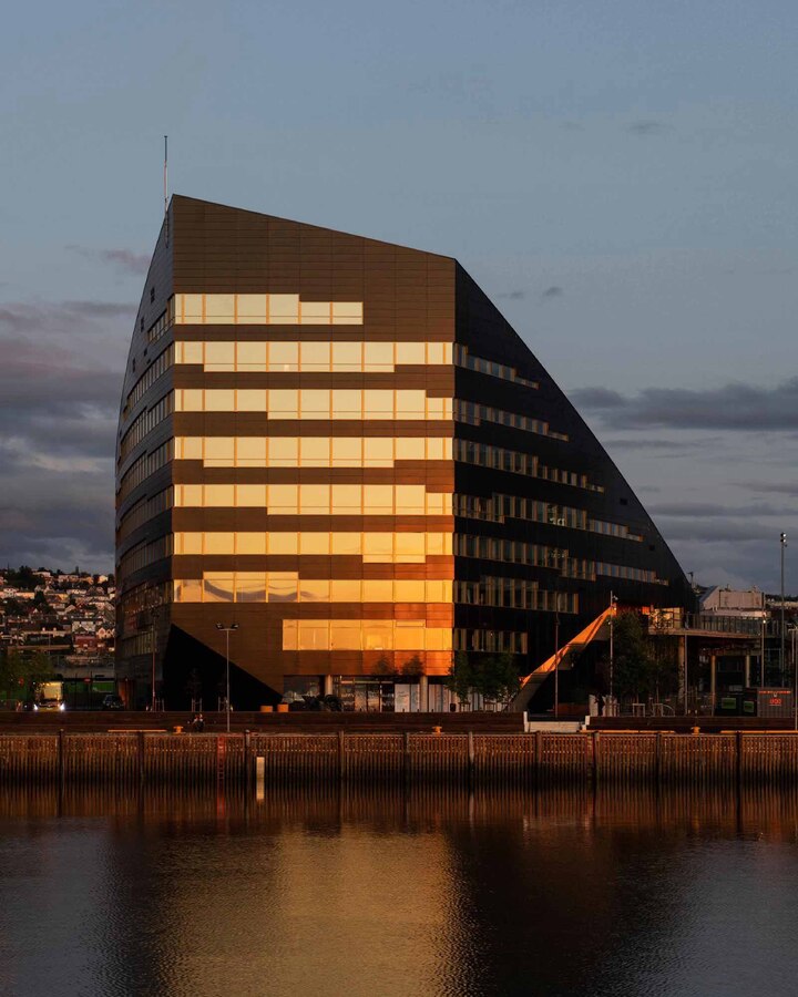 Tòa nhà Powerhouse Brattørkaia. (Ảnh: Ivar kvaal)