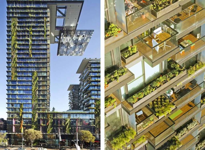 Khu phức hợp One Central Park, Australia. (Ảnh: Simon Wood)