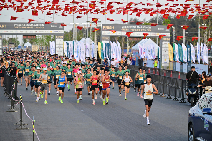 Cần Giờ đẹp mê hoặc trong ngày tranh tài VnExpress Marathon Green Paradise 2026 - 1