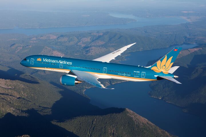 Vietnam Airlines cho biết, trong quý I/2026, doanh thu hợp nhất đạt hơn 37.500 tỷ đồng, lợi nhuận sau thuế đạt 4.514 tỷ đồng. (Ảnh: Vietnam Airlines)