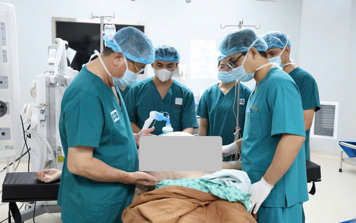 Một trường hợp ung thư buồng trứng điều trị tại Bệnh viện Ung Bướu TP.HCM. (Ảnh: BVCC)