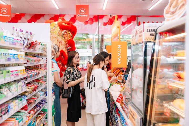 Meiyijia, chuỗi cửa hàng tiện lợi lớn nhất Trung Quốc, đang mở rộng quy mô sang Đông Nam Á, với các thị trường đầu tiên là Việt Nam và Malaysia. (Ảnh: Ohmee Vietnam)