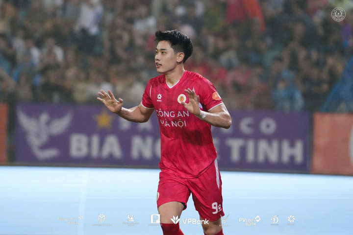 Đình Bắc đang có chuỗi thành tích ấn tượng ở V.League 2026-2026. (Nguồn: Công an Hà Nội FC)