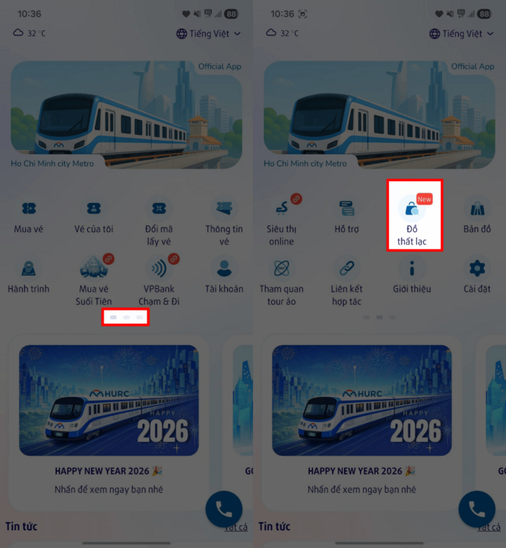 Hướng dẫn cách tìm đồ thất lạc ở Metro HCM ngay trên ứng dụng điện thoại - 3