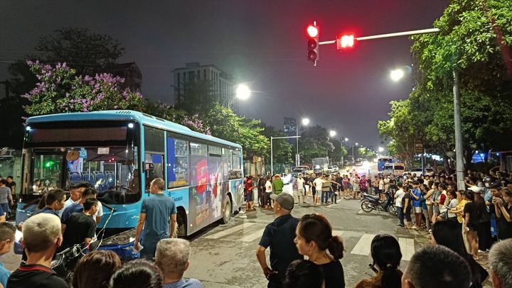 Hiện trường vụ tai nạn.