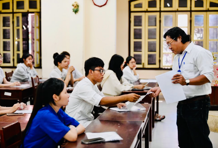 Thí sinh thi tốt nghiệp THPT 2025. (Ảnh: NHƯ Ý)