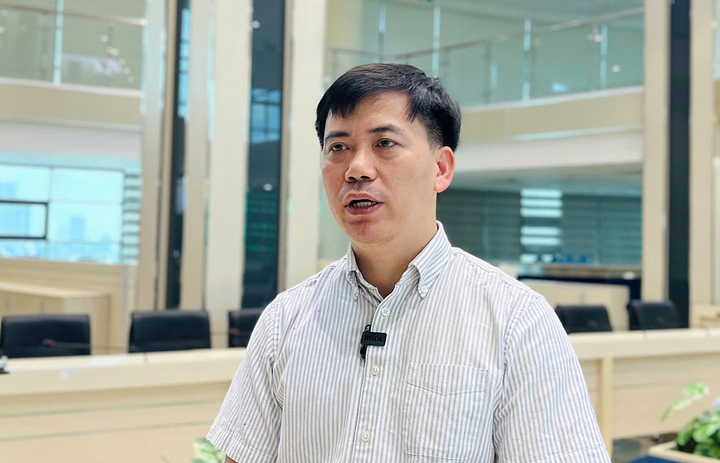 Ông Nguyễn Văn Hưởng - Trưởng phòng Dự báo thời tiết, Trung tâm Dự báo khí tượng thuỷ văn quốc gia. (Ảnh: NCHMF)