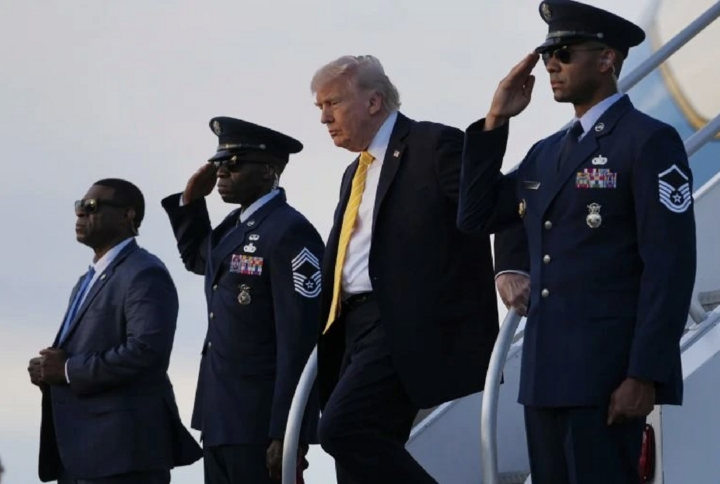 Tổng thống Trump. Ảnh: AP