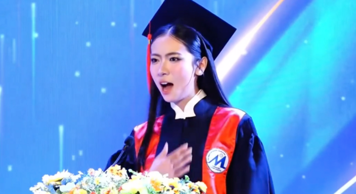Clip ghi lại phần trình bày của nữ sinh nhanh chóng lan truyền, thu hút nhiều ý kiến trái chiều. Danh tính của cô được cộng đồng mạng "truy lùng". Bên cạnh sự chú ý dành cho phong thái tự tin, phần thể hiện ca khúc "Unstoppable" cùng màn catwalk tự tin của Nguyến Viết Hoài Nam khiến nhiều người ấn tượng.