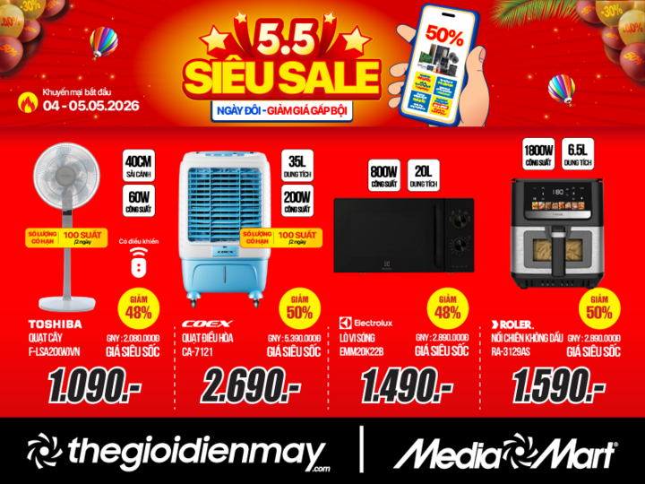 5.5 Siêu sale ngày đôi – Giảm giá gấp bội - 3