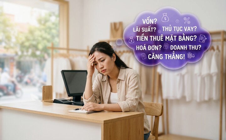 Thiếu vốn là nỗi lo lắng lớn nhất của nhiều hộ kinh doanh hàng mùa cao điểm.