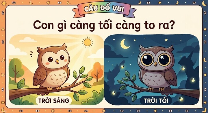 Con gì càng tối càng to ra? (Ảnh minh họa)