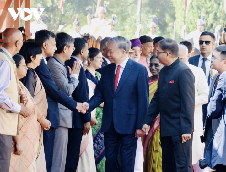 Tổng thống và Thủ tướng Ấn Độ chủ trì lễ đón Tổng Bí thư, Chủ tịch nước Tô Lâm - 9