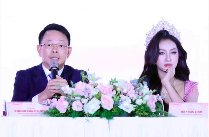 Nhà báo Phùng Công Sưởng, Trưởng Ban tổ chức cuộc thi Hoa hậu Việt Nam 2026.