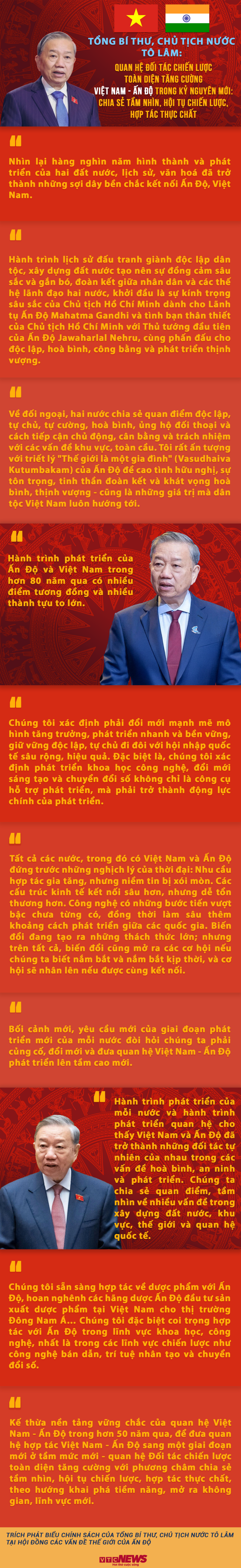 Việt Nam và Ấn Độ chia sẻ tầm nhìn, hội tụ chiến lược và hợp tác thực chất trong kỷ nguyên mới - 4
