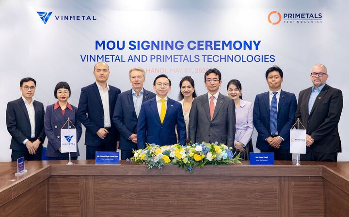 VinMetal hợp tác Primetals phát triển công nghệ sản xuất thép hàng đầu thế giới - 2