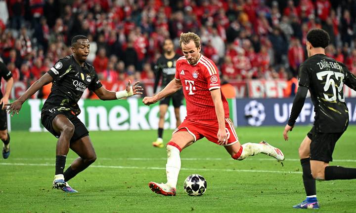Kane ghi bàn không đủ giúp Bayern Munich lật ngược tình thế. (Ảnh: Reuters)