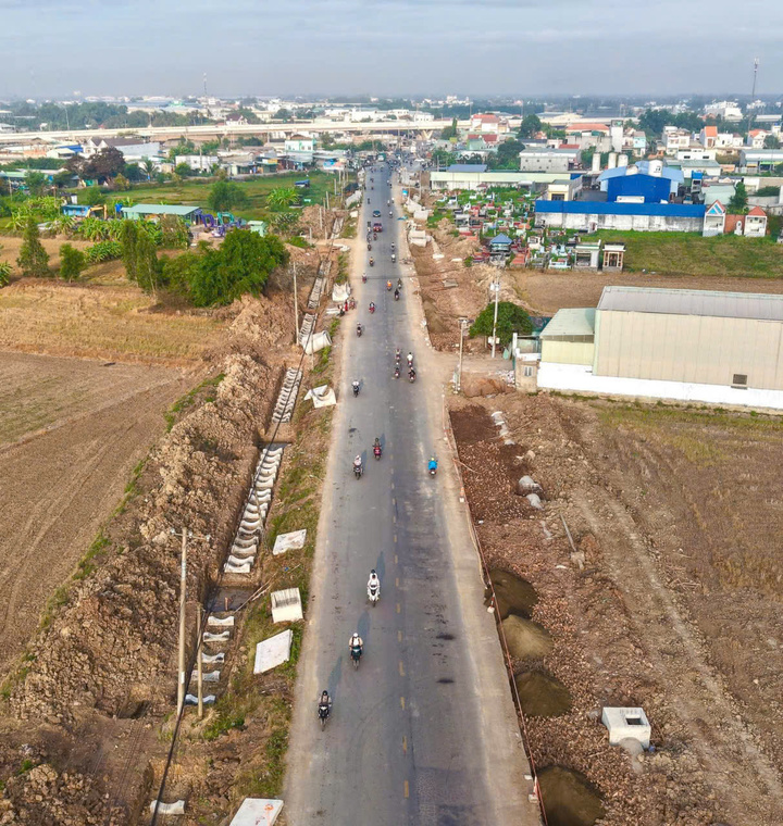 Trục ĐT.830C kết nối Nguyễn Hữu Trí. (Ảnh: BIM Group)