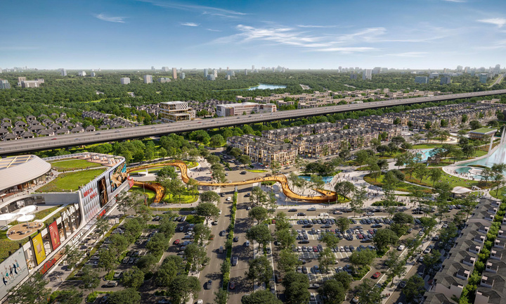 Thanh Phú Centre Point là một trong những dự án được quan tâm nhờ vị trí tại cửa ngõ Bến Lức và định hướng phát triển đô thị thương mại tích hợp. (Ảnh: BIM Group)