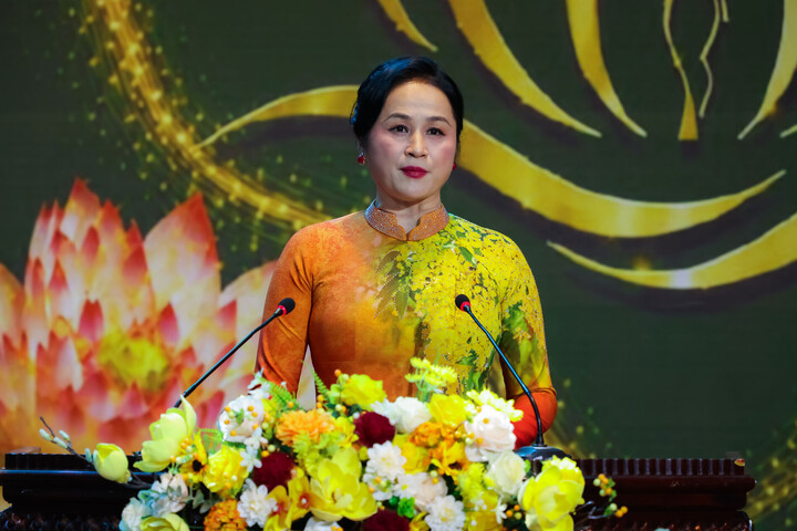 Bà Thái Thị Lan Hương - Trưởng Ban tổ chức cuộc thi ''Hoa hậu Văn hóa Việt Nam toàn cầu 2026".