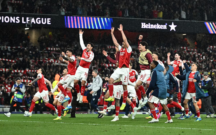 Arsenal vào chung kết Champions League sau 20 năm. (Nguồn: Reuters)