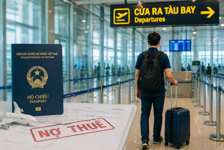 Nợ thuế từ 1 triệu đồng có thể bị tạm hoãn xuất cảnh. (Ảnh minh họa)