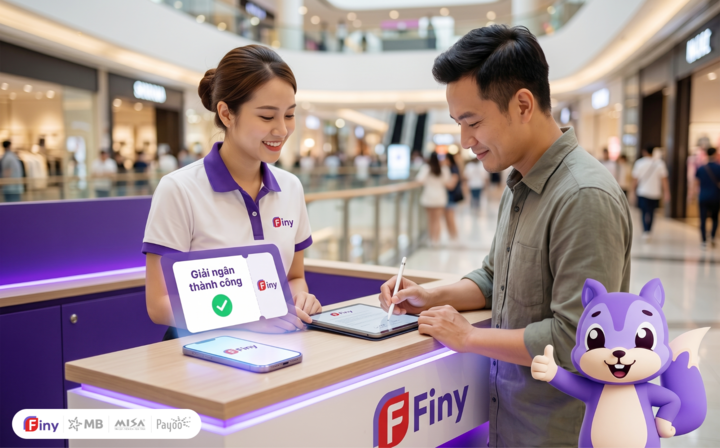 Thủ tục tinh gọn và giải ngân trong ngày giúp dòng vốn của Finy luôn "đúng lúc" khi khách hàng cần nhất.