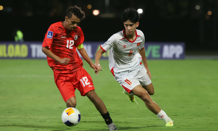 U17 Việt Nam thắng U17 Yemen 1-0. (Ảnh: VFF)
