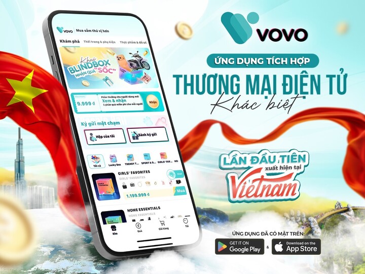 VOVO thương mại điện tử ra mắt nền tảng tại Việt Nam.